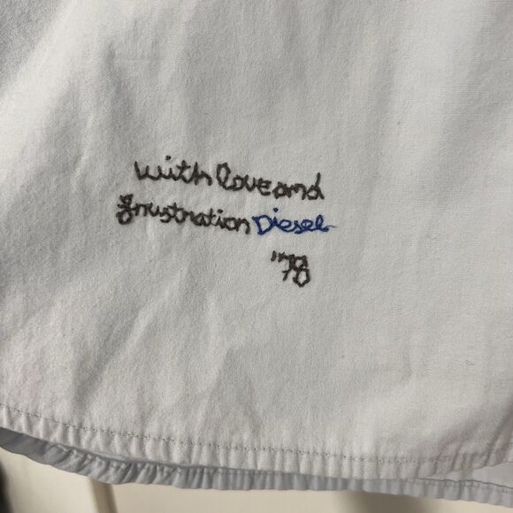 Diesel Western Shirt Mens S Casual Button Up Pearl Snap Plaid - Picture 3 of 8